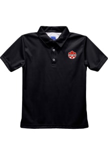 Vive La Fete Canada National Team Toddler Black Dave Short Sleeve Polo Shirt