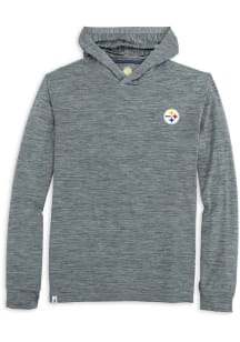 Johnnie O Pittsburgh Steelers Mens Black Talon Long Sleeve Hoodie