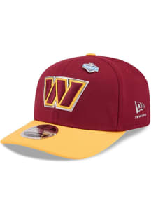 New Era Washington Commanders 2026 NFL Draft Stretch Snap 9SEVENTY Adjustable Hat - Burgundy