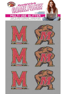 Maryland Terrapins 6pk Fan Dazzler Tattoo