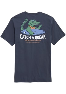 Vineyard Vines Florida Gators Navy Blue Catch a Break Short Sleeve T Shirt