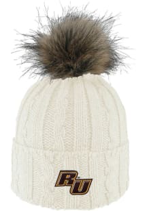 LogoFit Rowan University White Alps Pom Womens Knit Hat