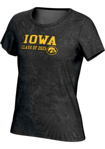 ProSphere Iowa Hawkeyes Womens Black CLASS of 2025 Short Sleeve T-Shirt