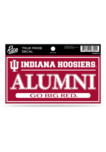 Indiana Hoosiers True Pride Alumni Auto Decal - Crimson
