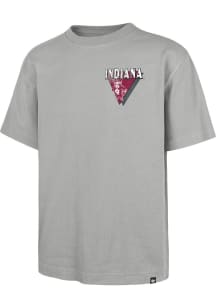 47 Indiana Hoosiers Grey Under Bar Football Foundation Short Sleeve Fashion T Shirt