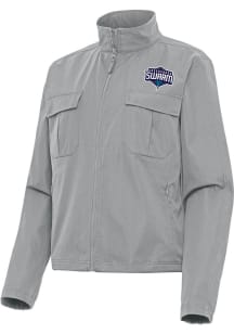Antigua Greensboro Swarm Womens Graphite Even Par Light Weight Jacket