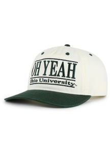 Ohio Bobcats Retro Two Tone 5-Panel The Bar Adjustable Hat - Ivory