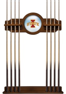 Iowa State Cyclones Solid Wood Cue Rack Pool Table