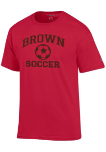 Champion Brown Bears Red Soccer Jersey Short Sleeve T Shirt