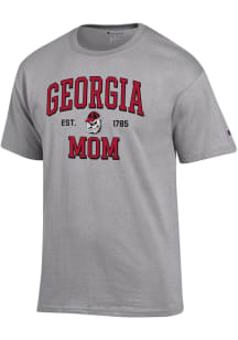 Champion Georgia Bulldogs Grey EST Date Mom Jersey Short Sleeve T Shirt