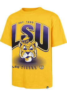 47 LSU Tigers Gold Team Flex Football Foundation Short Sleeve Fashion T Shirt