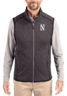 Cutter and Buck Northwestern Wildcats Mens Purple Mainsail Sleeveless Jacket