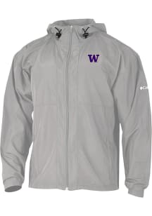 Columbia Washington Huskies Mens Grey Prodigy Light Weight Jacket