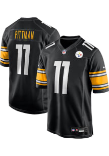 Michael Pittman Jr  Nike Pittsburgh Steelers Black Home Football Jersey