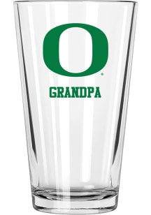 Oregon Ducks Grandpa 16 oz Pint Glass - White