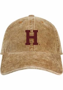 Legacy Harvard Crimson Felt Patch Salt Wash Adjustable Hat - Brown