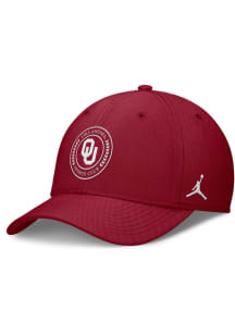 Nike Oklahoma Sooners Mens Crimson Country Club Swooshflex Flex Hat