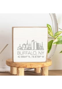 Buffalo Skyline Sign - Black