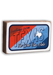 Texas Greetings from? Sign - White