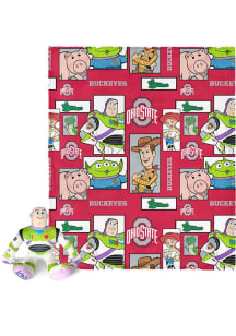 Ohio State Buckeyes Toy Story Buzz Lightyear Hugger Throw Pillow - Red