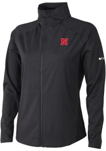 Columbia Nebraska Cornhuskers Womens Black Fairway Friends Light Weight Jacket