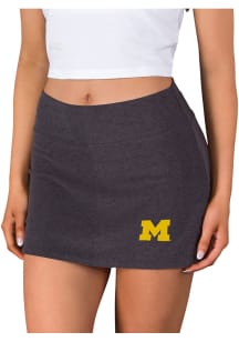 Concepts Sport Michigan Wolverines Womens Charcoal Centerline Skirt