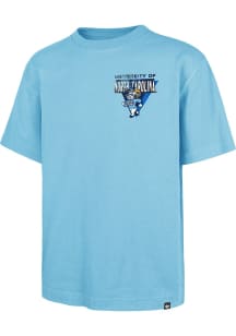 47 North Carolina Tar Heels Light Blue Under Bar Football Foundation Short Sleeve Fashion T Shirt