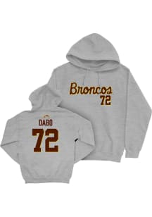 Gavin Dabo Western Michigan Broncos Mens Grey NIL Script Player Hood