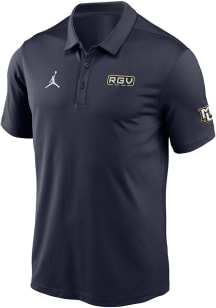 Nike Marquette Golden Eagles Mens Navy Blue RGV Shaka Smart Short Sleeve Polo