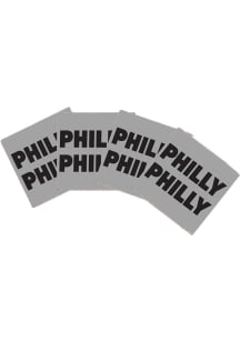 Philadelphia Philly Philly 4x4 Wood Coaster - Grey