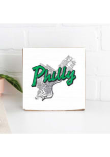 Philadelphia Philly Map Sign - Green