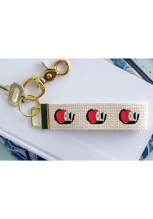 Kansas City Big Red Coach Silhouette Keychain - Gold