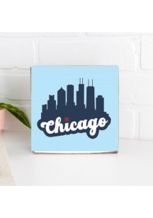 Chicago Chicago Skyline Sign - Blue