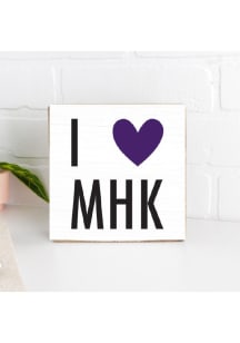Manhattan I Heart MHK Sign - Purple