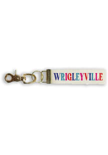 Wrigleyville Keystrap Keychain - White