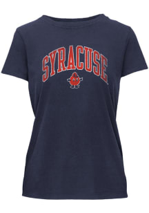 Syracuse Orange Womens Navy Blue Essential Short Sleeve T-Shirt
