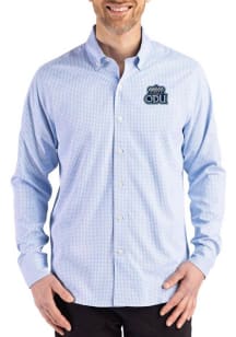 Cutter and Buck Old Dominion Monarchs Mens Light Blue Skyline Long Sleeve Dress Shirt