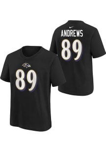 Fernando Mendoza Las Vegas Raiders Youth Black Fuse NN Player Tee