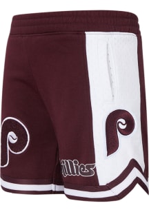 Pro Standard Philadelphia Phillies Toddler Maroon Classic Chenille Bottoms Shorts
