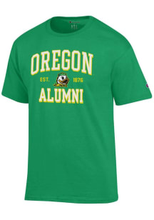 Champion Oregon Ducks Green Est Alumni Jersey Short Sleeve T Shirt