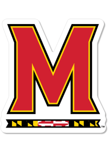 Maryland Terrapins 2" "M" Dizzler Stickers - Red