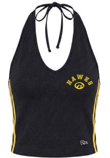 Hype and Vice Iowa Hawkeyes Womens Black Cheer Halter Tank Top