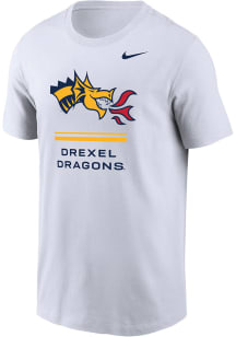 Nike Drexel Dragons White Dri-Fit Core Short Sleeve T Shirt