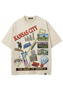 Made Mobb Kansas City White Souvenir Short Sleeve Fashion T Shirt
