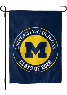 Michigan Wolverines Class of 2028 Garden Flag - Blue