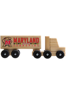 Maryland Terrapins Wooden Semi Car