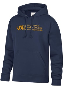 Drexel Dragons Mens Navy Blue CHARLES D CLOSE SCHOOL OF ENTREPRENEURSHIP Embroidered Long Sleeve H..