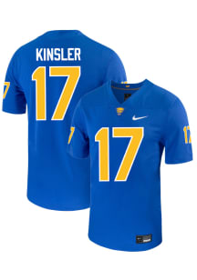 Tony Kinsler  Nike Pitt Panthers Blue NIL Name And Number Football Jersey