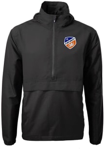 Cutter and Buck FC Cincinnati Mens Black Charter Eco Pullover Jackets