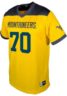 Griffin Fogle  Genuine Collective West Virginia Mountaineers Gold Football NIL Football Jersey